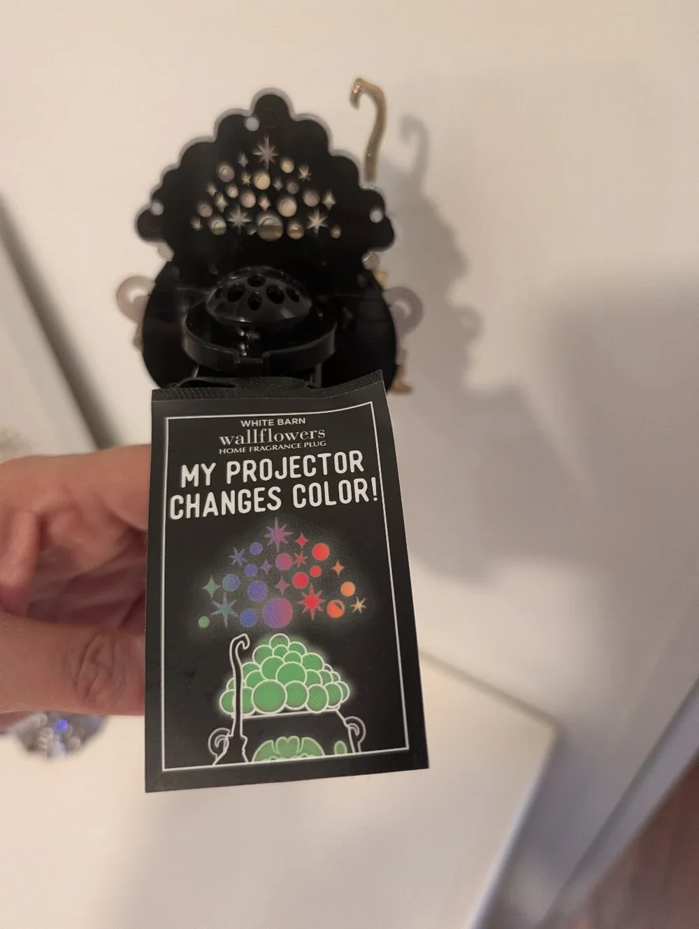 👻NWT Bath & Body Works Set Of 2 Halloween Crystal Ball & Cauldron Projectors